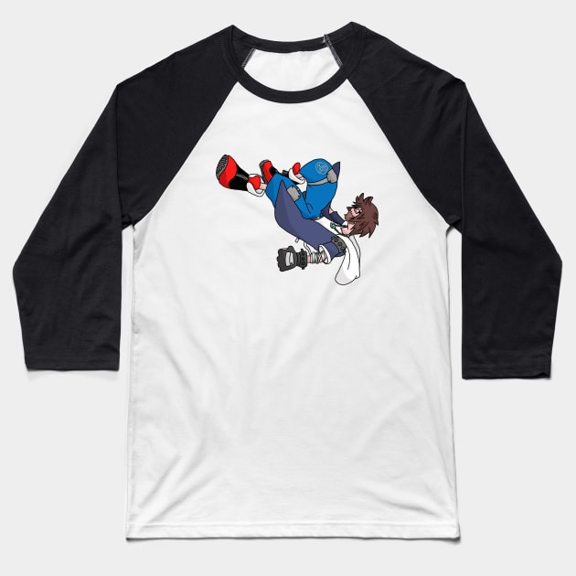 Materiaboitv Hearts Baseball T-Shirt by Materiaboitv